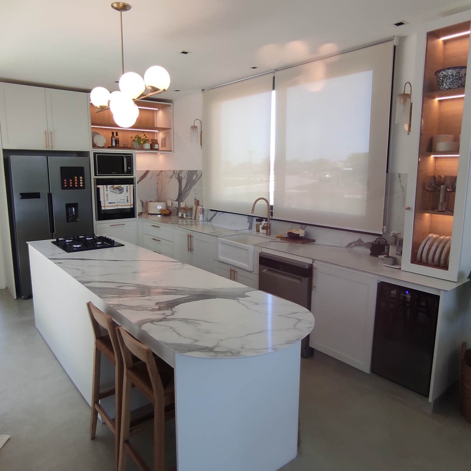 Detalle de cocina integral a medida